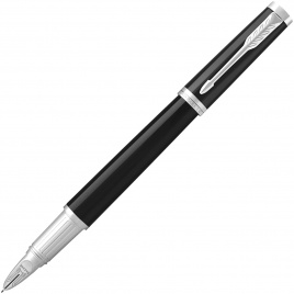 Ручка 5й пишущий узел Parker Ingenuity L F500 (1931461) LaqBlack CT F черные чернила подар.кор.