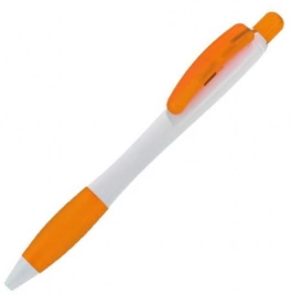 Шариковая ручка Dreampen Aston Classic, белая с оранжевым