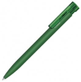Шариковая ручка Senator Liberty Polished Bio Matt Clip Clear, зелёная