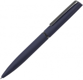 Ручка металлическая шариковая B1 Francisca, тёмно-синяя с серебристым