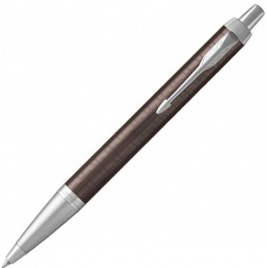 Ручка шариковая Parker IM Premium K324 (1931679) Brown CT M синие чернила подар.кор.