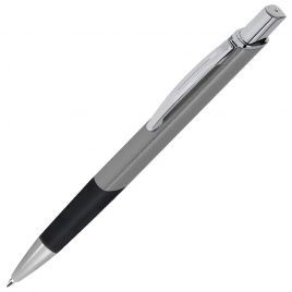 Ручка металлическая шариковая B1 Square, антрацитовая с серебристым