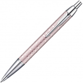 Ручка шариковая Parker, IM Premium Vacumatic K224 Pink Pearl (M) чернила: синий, розовая