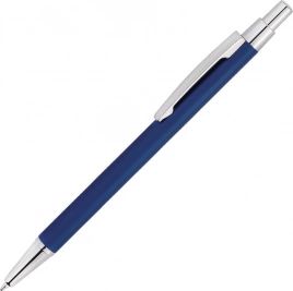 Ручка металлическая шариковая Vivapens MOTIVE, синяя с серебристым