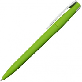 Ручка пластиковая шариковая Z-PEN, DZEN, софт тач, салатовая