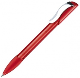 Шариковая ручка Senator Hattrix Metal Clear, тёмно-красная