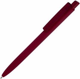 Ручка пластиковая шариковая Vivapens POLO SOFT FROST, тёмно-красная