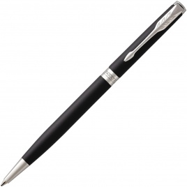 Ручка шариковая Parker Sonnet Core K429 Slim (1931525) Matte Black CT M черные чернила подар.кор.