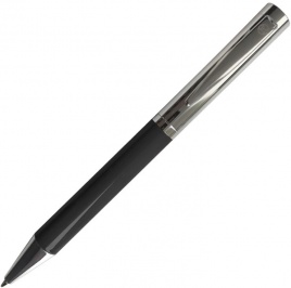 Ручка металлическая шариковая B1 Jazzy, чёрная с серебристым