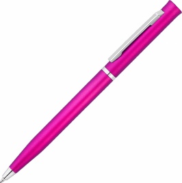 Ручка пластиковая шариковая Vivapens EUROPA METALLIC, розовая
