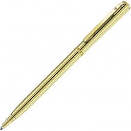 Ручка металлическая шариковая B1 Slim Gold, золотистая
