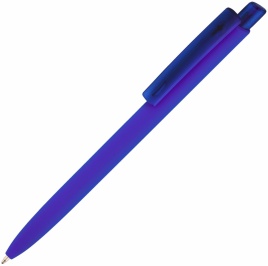 Ручка пластиковая шариковая Vivapens POLO SOFT FROST, синяя