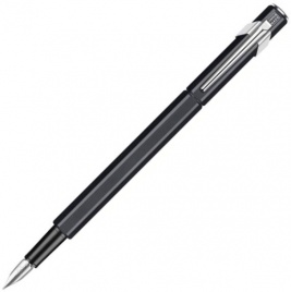 Ручка перьевая Carandache Office 849 Classic (840.009) Matte Black M перо сталь нержавеющая подар.кор.