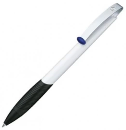 Шариковая ручка Senator Matrix Polished, бело-синяя