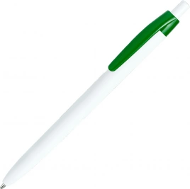 Шариковая ручка Vivapens Darom, белая с зелёным