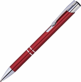 Ручка металлическая шариковая Vivapens KOSKO PREMIUM, тёмно-красная