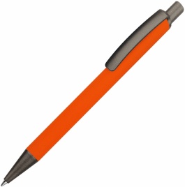 Ручка металлическая шариковая Vivapens KIVI SOFT, оранжевая