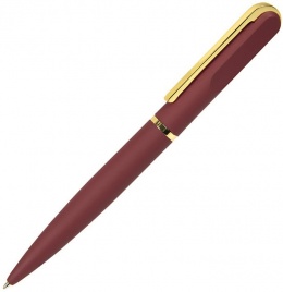 Ручка металлическая шариковая B1 Faro, красная с золотистым