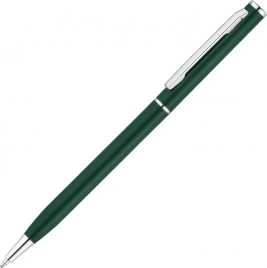 Ручка металлическая шариковая Vivapens Hilton, зеленая с серебристым