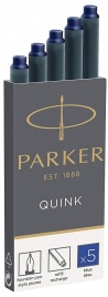 Картридж Parker Quink Z11 (1950384) синие чернила для ручек перьевых (5шт)