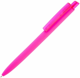 Ручка пластиковая шариковая Vivapens POLO SOFT FROST, розовая