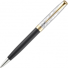 Ручка шариковая Parker Sonnet SE18 K541 (2054837) Matte Black GT M черные чернила подар.кор.