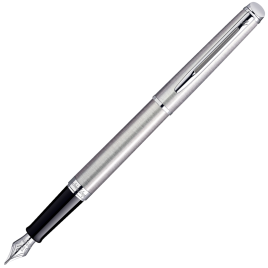 Ручка перьевая Waterman Hemisphere (S0920410) Steel CT F перо сталь с хромированным покрытием подар.кор.