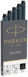 Картридж Parker Quink Ink Z11 (1950382) черный чернила для ручек перьевых (5шт)