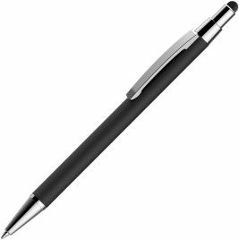 Ручка металлическая шариковая Vivapens MOTIVE SOFT STILUS, чёрная