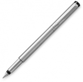 Ручка перьевая Parker Vector Standard F03 (2025443) Stainless Steel CT F перо сталь нержавеющая подар.кор.