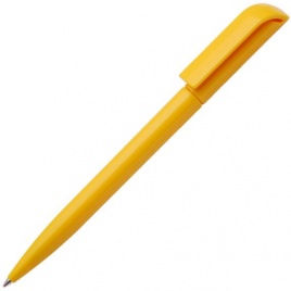 Ручка пластиковая шариковая Carolina Solid, жёлтая