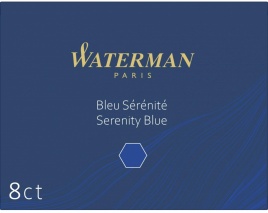 Картридж Waterman (S0110860) синие чернила для ручек перьевых (8шт)
