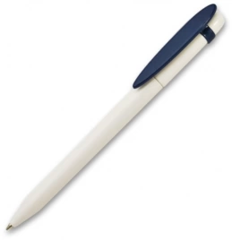 Ручка пластиковая шариковая Grant Arrow Classic, белая с синим