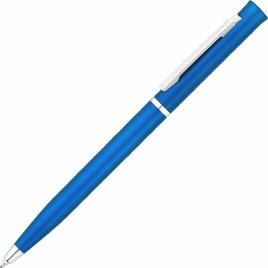 Ручка пластиковая шариковая Vivapens EUROPA METALLIC, голубая