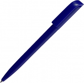 Ручка пластиковая шариковая SOLKE Global, тёмно-синяя
