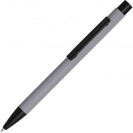 Ручка металлическая шариковая B1 Skinny, серая матовая