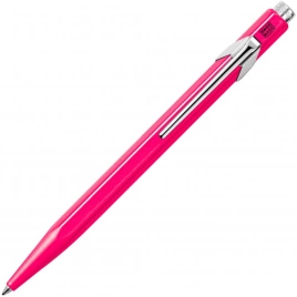 Ручка шариковая Carandache Office Popline (849.590) Pink Fluo M синие чернила подар.кор.