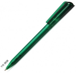 Ручка пластиковая шариковая Grant Prima Transparent, прозрачно-зелёная