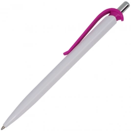 Ручка пластиковая шариковая Z-PEN Efes, белая с розовым