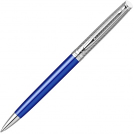 Ручка шариковая Waterman Hemisphere Deluxe (2043218) Blue Wave CT синие чернила подар.кор.