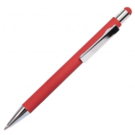 Ручка металлическая шариковая B1 FACTOR TOUCH со стилусом, красная