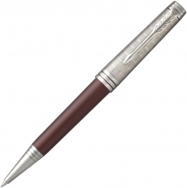 Ручка шариковая Parker Premier K567 (1972065) Crimson Red RT M черные чернила подар.кор.