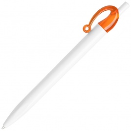 Шариковая ручка Lecce Pen JOCKER, бело-оранжевая