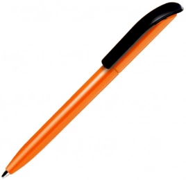 Ручка пластиковая шариковая SOLKE Vivaldi Color, оранжевая с чёрным