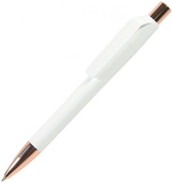 Шариковая ручка MAXEMA MOOD ROSE, белая с золотистым
