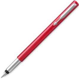 Ручка перьевая Parker Vector Standard F01 (2025420) красный F подар.кор.