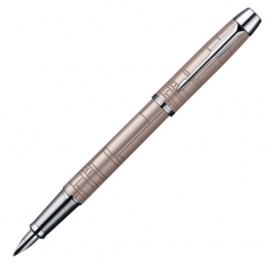 Ручка перьевая Parker, IM Premium F222, Metal Pink, перо: Fblue, розовая