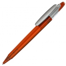 Шариковая ручка Lecce Pen OTTO FROST SAT, оранжевая с серебрситым