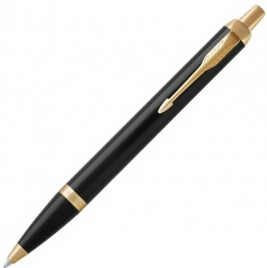 Ручка шариковая Parker IM Core K321 (1931666) Black GT M синие чернила подар.кор.