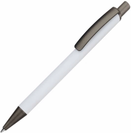 Ручка металлическая шариковая Vivapens KIVI SOFT, белая